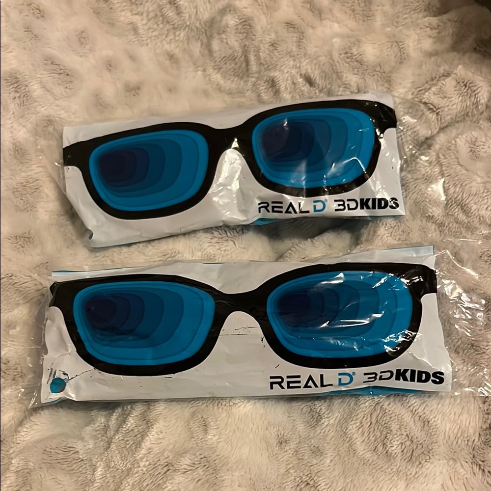 3D Kids Glasses - Blue